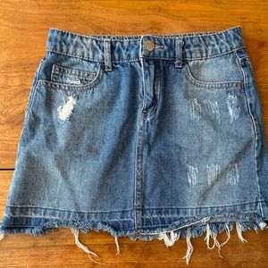 Forever 21 Girls S 10-12 Jean Skirt